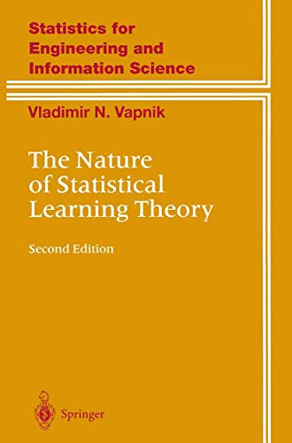 Imagen de archivo de The Nature of Statistical Learning Theory a la venta por Ria Christie Collections