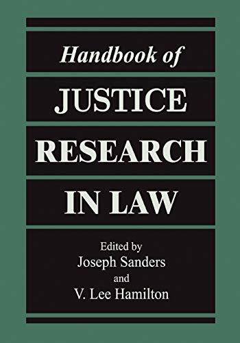 9781441933409: Handbook of Justice Research in Law