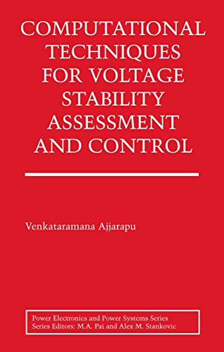 9781441938626: Computational Techniques for Voltage Stability Assessment and Control (Power Electronics and Power Systems)