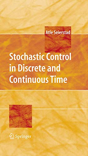 Stochastic Control in Discrete and Continuous Time (9781441945693) by Seierstad, Atle