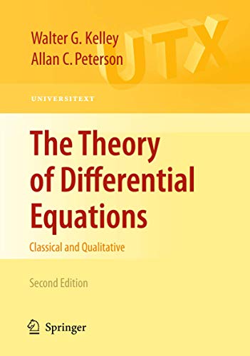 Stock image for The Theory of Differential Equations: Classical and Qualitative for sale by ThriftBooks-Atlanta