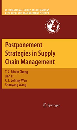 Imagen de archivo de Postponement Strategies in Supply Chain Management a la venta por ThriftBooks-Atlanta