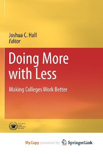 9781441959690: Doing More with Less: Making Colleges Work Better