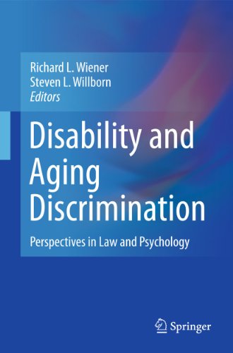 Stock image for Disability and Aging Discrimination: Perspectives in Law and Psychology for sale by GF Books, Inc.