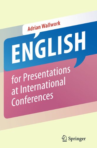 Stock image for English for Presentations at International Conferences for sale by Wonder Book