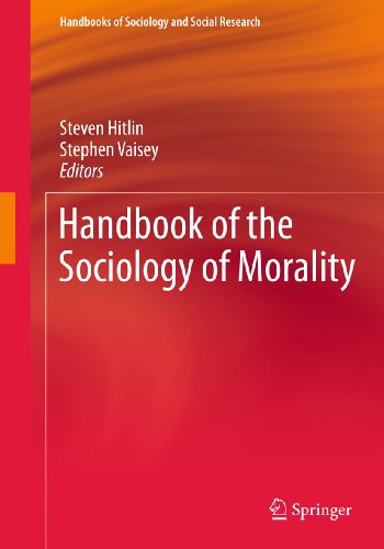 Stock image for Handbook of the Sociology of Morality (Handbooks of Sociology and Social Research) for sale by Lucky's Textbooks