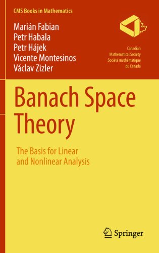 Stock image for Banach Space Theory: The Basis for Linear and Nonlinear Analysis (CMS Books in Mathematics) for sale by SecondSale