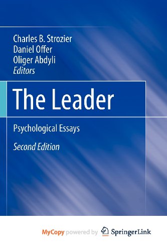 9781441983886: The Leader: Psychological Essays