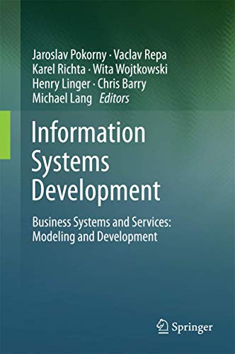 Stock image for Information Systems Development - Business Systems and Services: Modeling and Development for sale by Anybook.com
