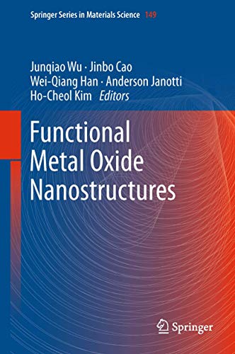 Beispielbild fr Functional Metal Oxide Nanostructures zum Verkauf von ThriftBooks-Dallas