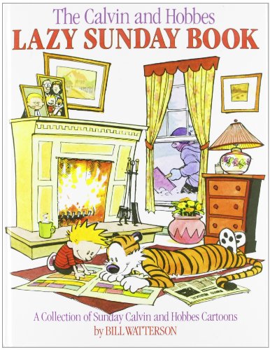 Stock image for The Calvin and Hobbes Lazy Sunday Book: A Collection of Sunday Calvin and Hobbes Cartoons for sale by Front Cover Books