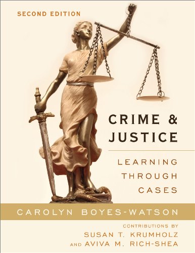 Beispielbild fr Crime and Justice: Learning through Cases zum Verkauf von Michael Lyons