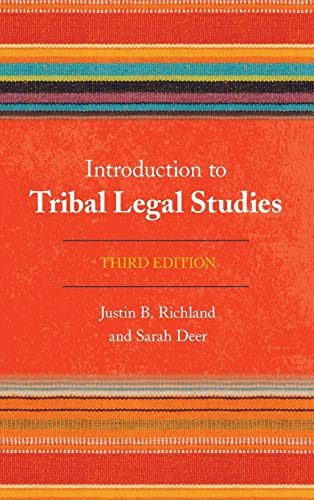 Imagen de archivo de Introduction to Tribal Legal Studies a la venta por Michael Lyons