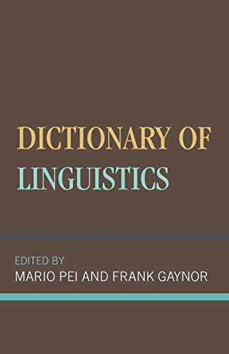 9781442234048: Dictionary of Linguistics