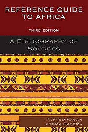 9781442242609: Reference Guide to Africa: A Bibliography of Sources