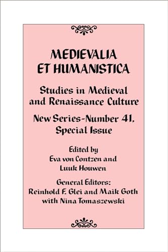 Beispielbild fr Medievalia et Humanistica: Studies in Medieval and Renaissance Culture: New Series (Medievalia et Humanistica Series) zum Verkauf von WorldofBooks