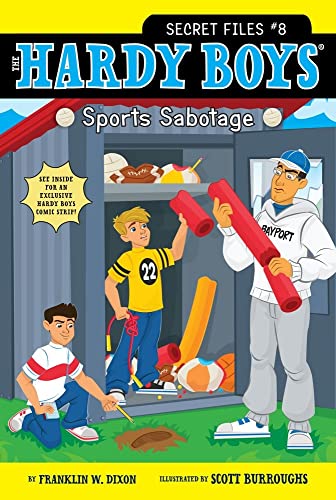 Imagen de archivo de Sports Sabotage (8) (Hardy Boys: The Secret Files) a la venta por Your Online Bookstore