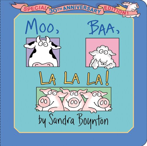 Beispielbild fr Moo, Baa, La La La!: Special 30th Anniversary Edition! zum Verkauf von Wonder Book