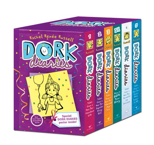 Stock image for Dork Diaries: Tales From a Not-So-Fabulous Life / Tales From a Not-So-Popular Party Girl / Tales From a Not-So-Talented Pop Star / How to DORK Your Diary / Tales Fr for sale by HPB Inc.