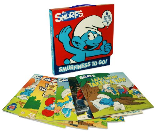 Stock image for Smurfiness to Go!: A Smurfin' Big Adventure, Meet Smurfette!, Lazy Smurf Takes a Nap, The Thankful Smurf, Rain, Rain Smurf Away, The 100th Smurf (Smurfs Classic) for sale by Once Upon A Time Books