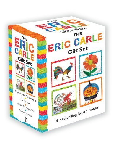 Beispielbild fr The Eric Carle Gift Set: The Tiny Seed; Pancakes, Pancakes!; A House for Hermit Crab; Rooster's Off to See the World (The World of Eric Carle) by Carle, Eric (2013) Board book zum Verkauf von Half Price Books Inc.