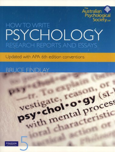 9781442539976: How to Write Psychology Research Reports and Essays