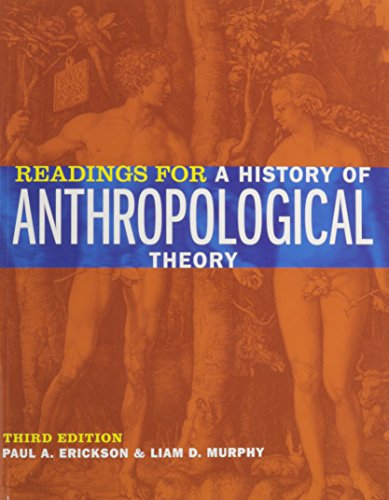 Imagen de archivo de Readings for a History of Anthropological Theory a la venta por ThriftBooks-Atlanta
