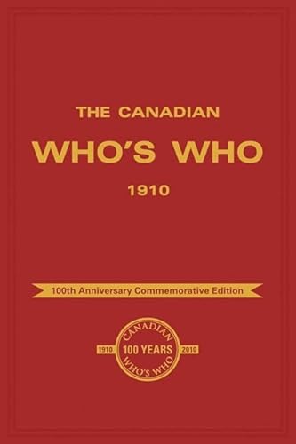 Imagen de archivo de The Canadian Who's Who 1910 a la venta por Benjamin Books