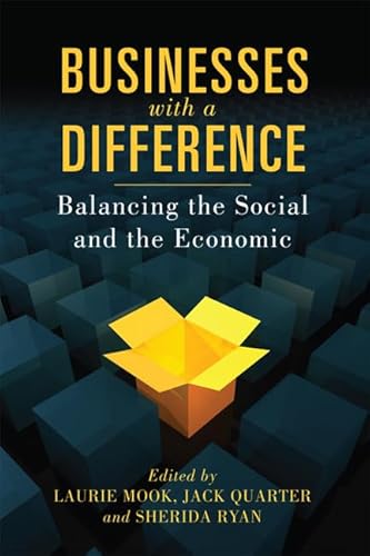 Stock image for Businesses with a Difference: Balancing the Social and the Economic for sale by Benjamin Books