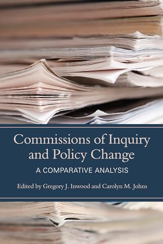 Beispielbild fr Commissions of Inquiry and Policy Change   A Comparative Analysis zum Verkauf von Revaluation Books