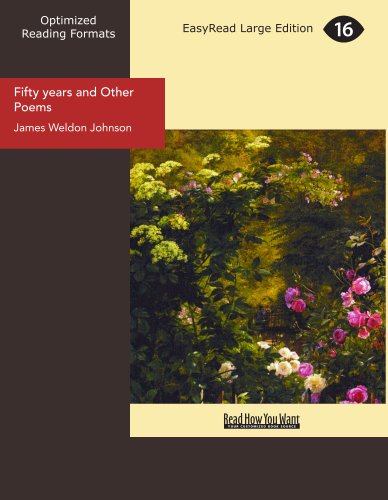 Fifty years and Other Poems (9781442929012) by Johnson, James Weldon