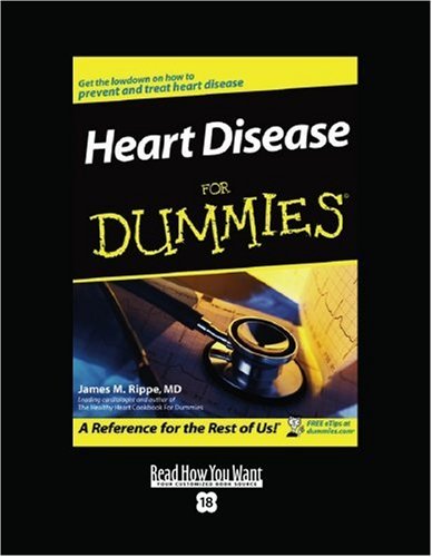 Heart Disease for Dummies: Easyread Super Large 18pt Edition (9781442929586) by Rippe, James M.