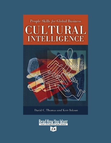 9781442953871: Cultural Intelligence (Volume 1 of 2) (EasyRead Super Large 24pt Edition): People Skills for Global Business
