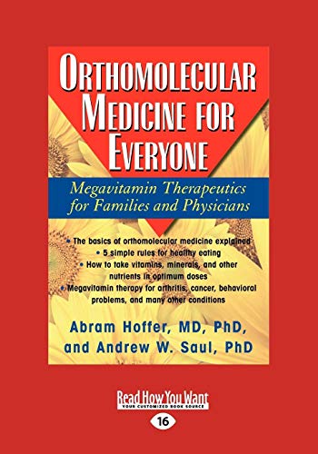 9781442969858: Orthomolecular Medicine for Everyone: Megavitamin Therapeutics for Families and Physicians