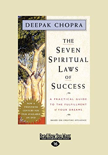 9781442973589: The Seven Spiritual Laws of Success: A Practical Guide to the Fulfillment of Your Dreams: A Practical Guide to the Fulfillment of Your Dreams (EasyRead Large Edition)