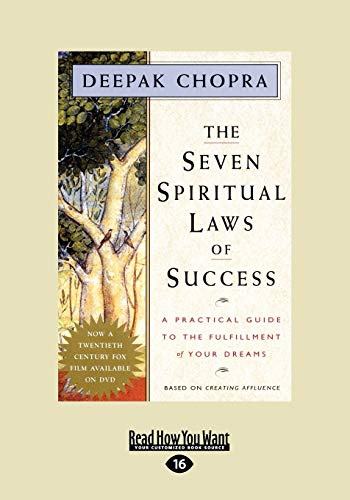 Stock image for The Seven Spiritual Laws of Success: A Practical Guide to the Fulfillment of Your Dreams: A Practical Guide to the Fulfillment of Your Dreams (EasyRead Large Edition) for sale by WorldofBooks