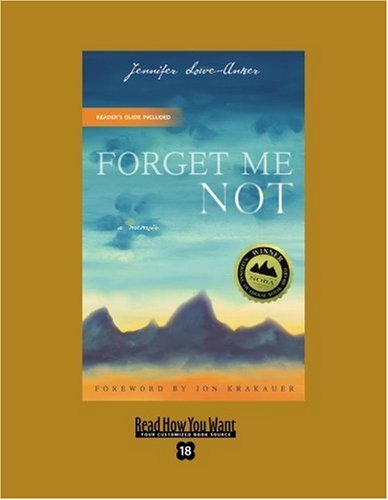 9781442993891: Forget Me Not: A Memoir: Easyread Super Large 18pt Edition
