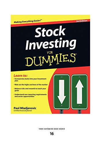 Stock image for Stock Investing for Dummies for sale by GF Books, Inc.