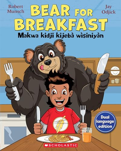 Stock image for Bear for Breakfast / Makwa kidji kijebà wìsiniyàn (Robert Munsch) for sale by ZBK Books