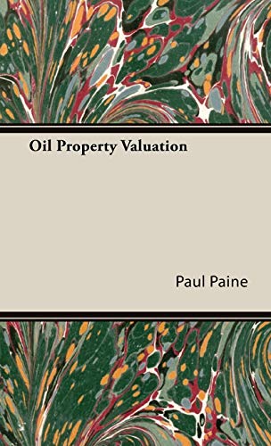 Beispielbild fr Oil Property Valuation zum Verkauf von HPB-Red