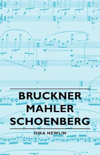 9781443728713: Bruckner, Mahler, Schoenberg