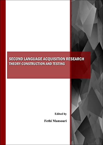 Stock image for Second Language Acquisition Research: Theory-Construction And Testing for sale by Basi6 International