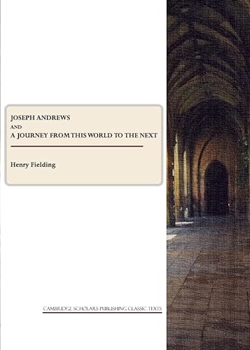 9781443819039: Joseph Andrews and A Journey from This World to the Next