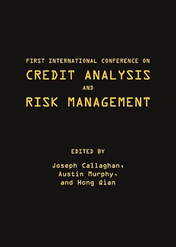 Stock image for First International Conference On Credit Analysis And Risk Management for sale by Basi6 International