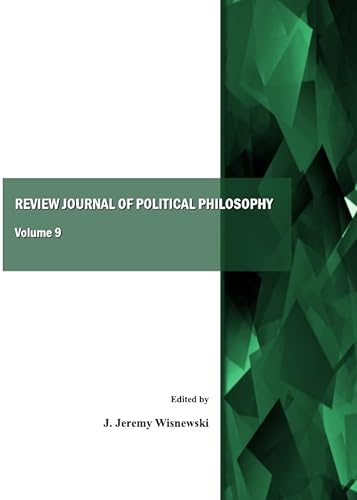 Stock image for Review Journal Of Political Philosophy, Volume 9 for sale by Basi6 International