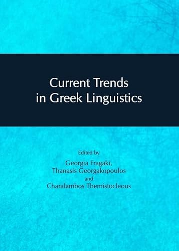 Stock image for Current Trends In Greek Linguistics for sale by Basi6 International