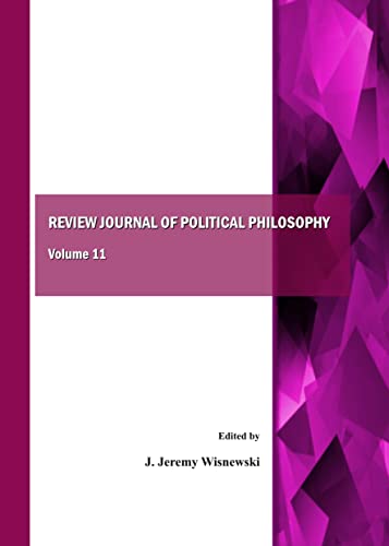 Stock image for Review Journal Of Political Philosophy Volume 11 for sale by Basi6 International