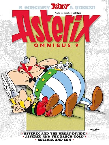 Imagen de archivo de Asterix Omnibus 9: Includes Asterix and the Great Divide #25, Asterix and the Black Gold #26, and Asterix and Son #27 a la venta por Sunny Day Books