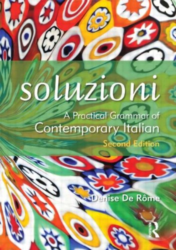 Beispielbild fr Soluzioni a Practical Grammar of Contemporary Italian zum Verkauf von Better World Books