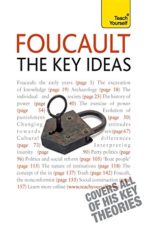 Beispielbild fr Foucault - The Key Ideas: Teach Yourself zum Verkauf von WorldofBooks